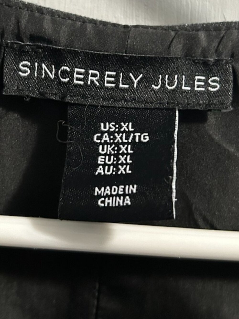 Sincerely Jules Black/White Pinstriped Vest/Pleated Skirt Mini Dress Junior's XL - Picture 10 of 11